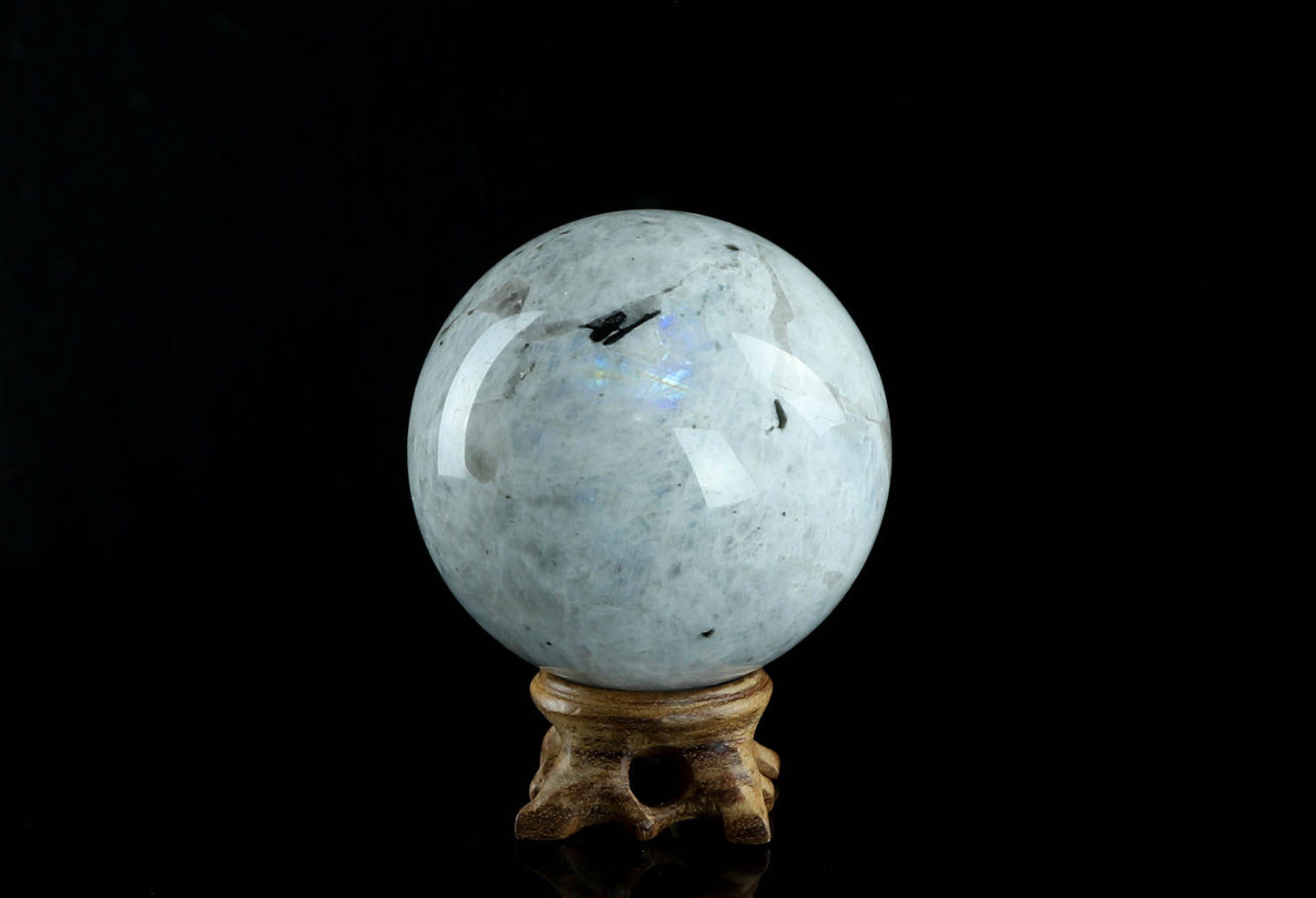 Rainbow Moonstone Sphere - For Healing and Spiritual Awakening