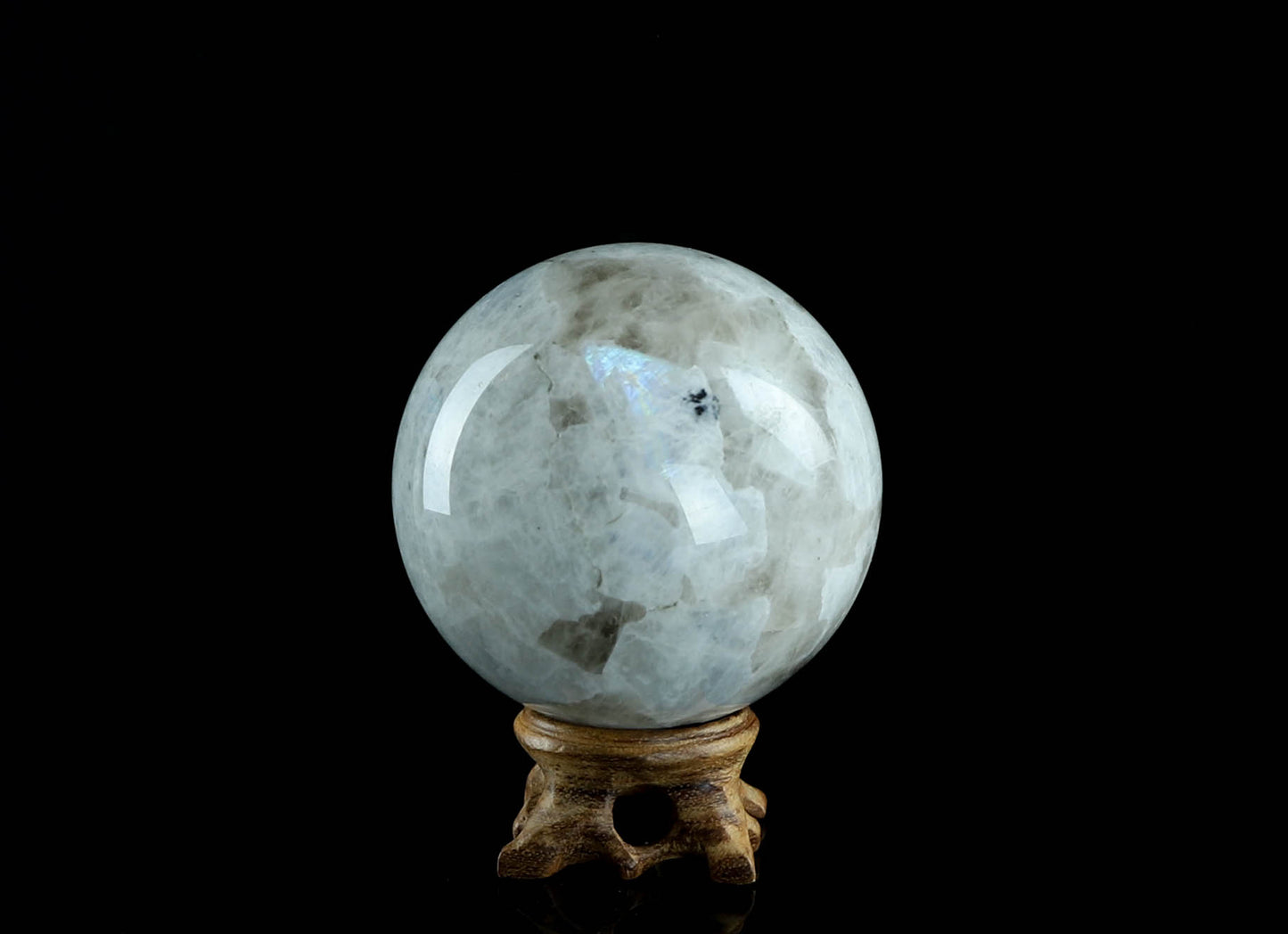 Rainbow Moonstone Sphere - For Healing and Spiritual Awakening