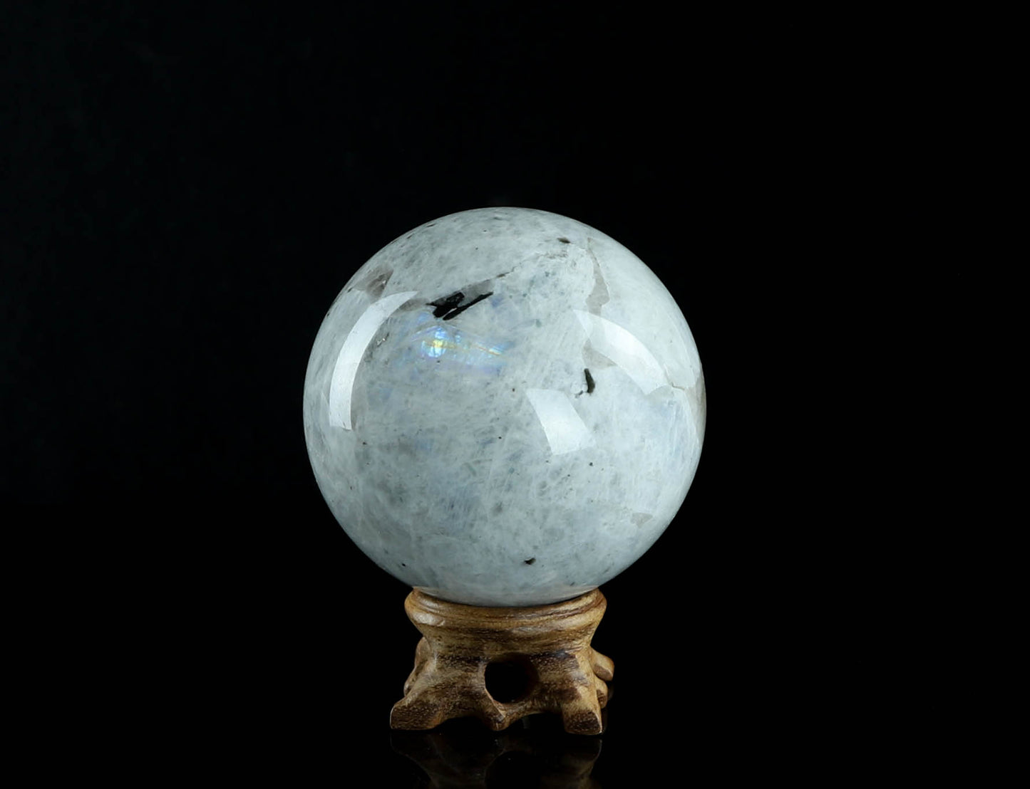 Rainbow Moonstone Sphere - For Healing and Spiritual Awakening