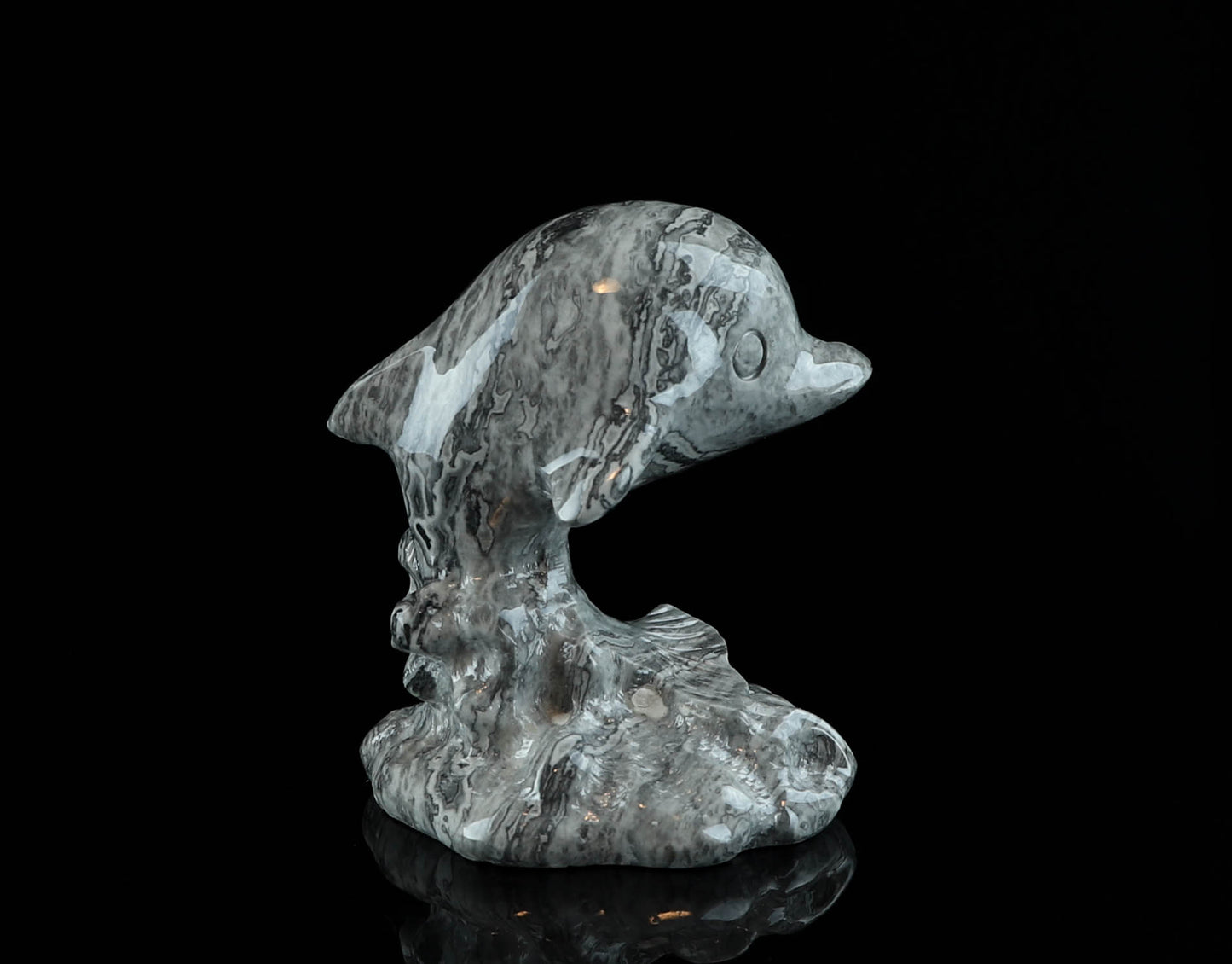 Agate Crystal Dolphin