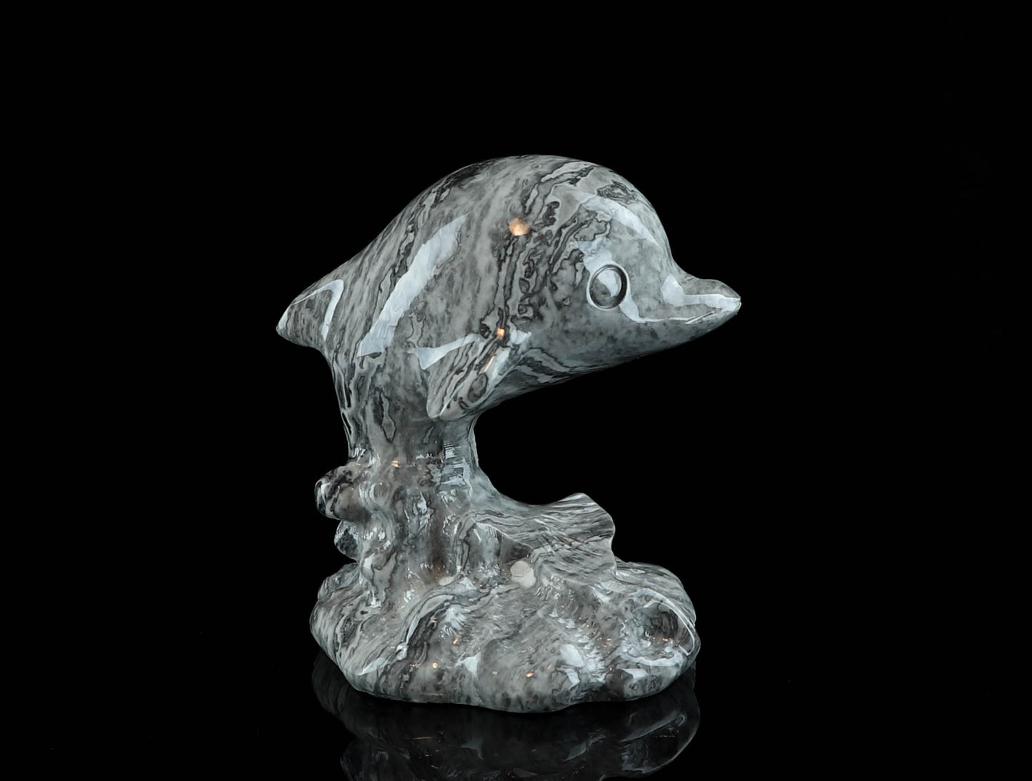 Agate Crystal Dolphin