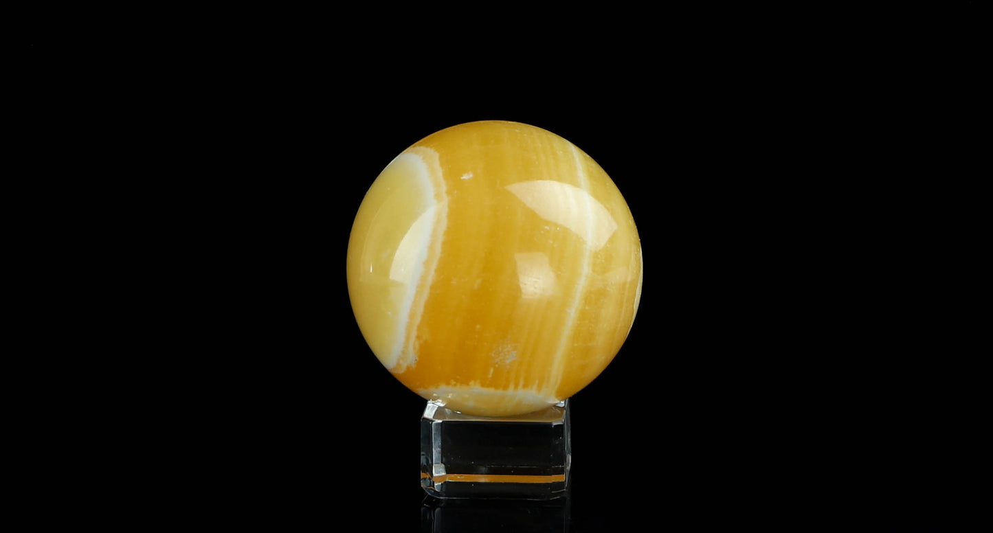 Orange Calcite Sphere