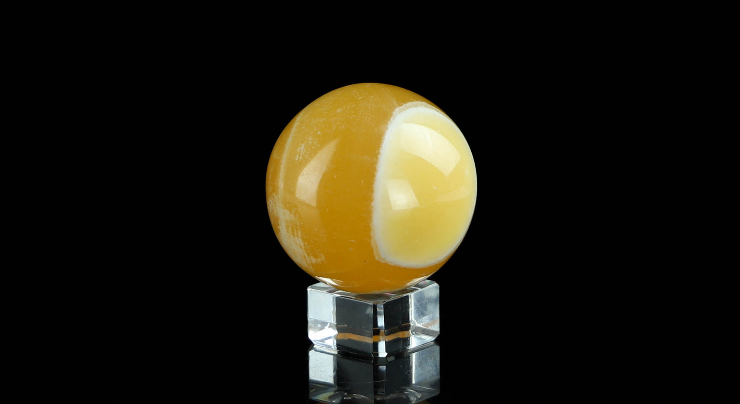 Orange Calcite Sphere