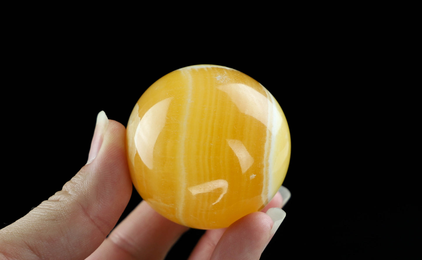 Orange Calcite Sphere