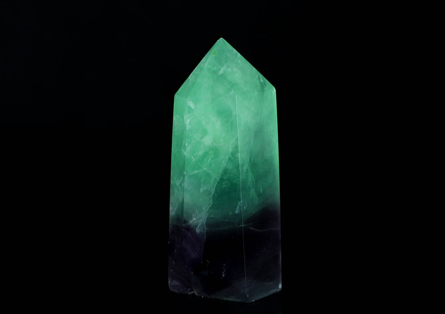Green & Purple Fluorite Tower - Intuition, Meditation, Home Décor