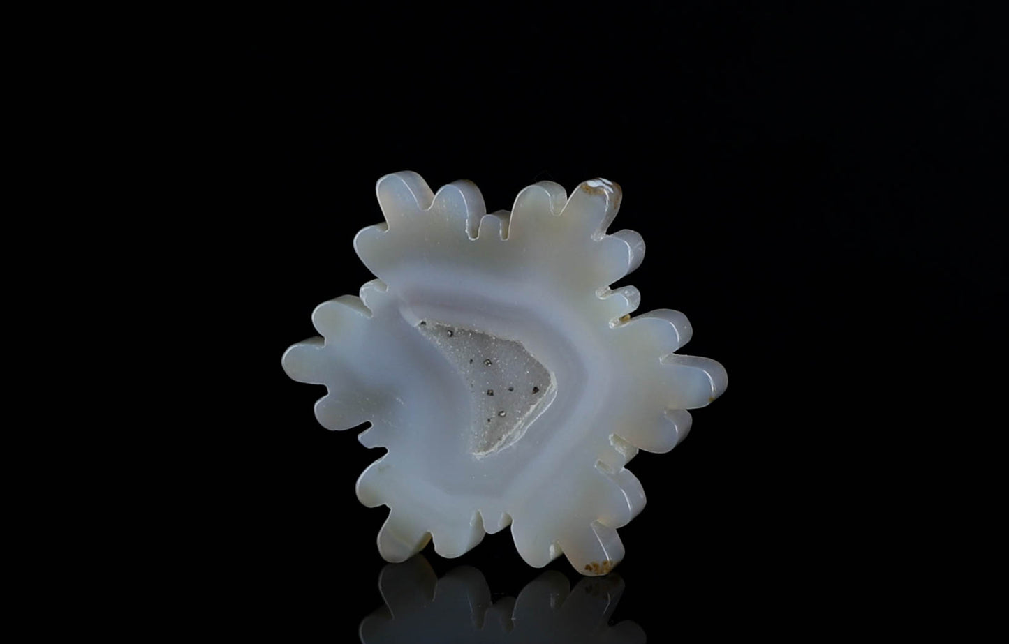 Agate Crystal Snowflake