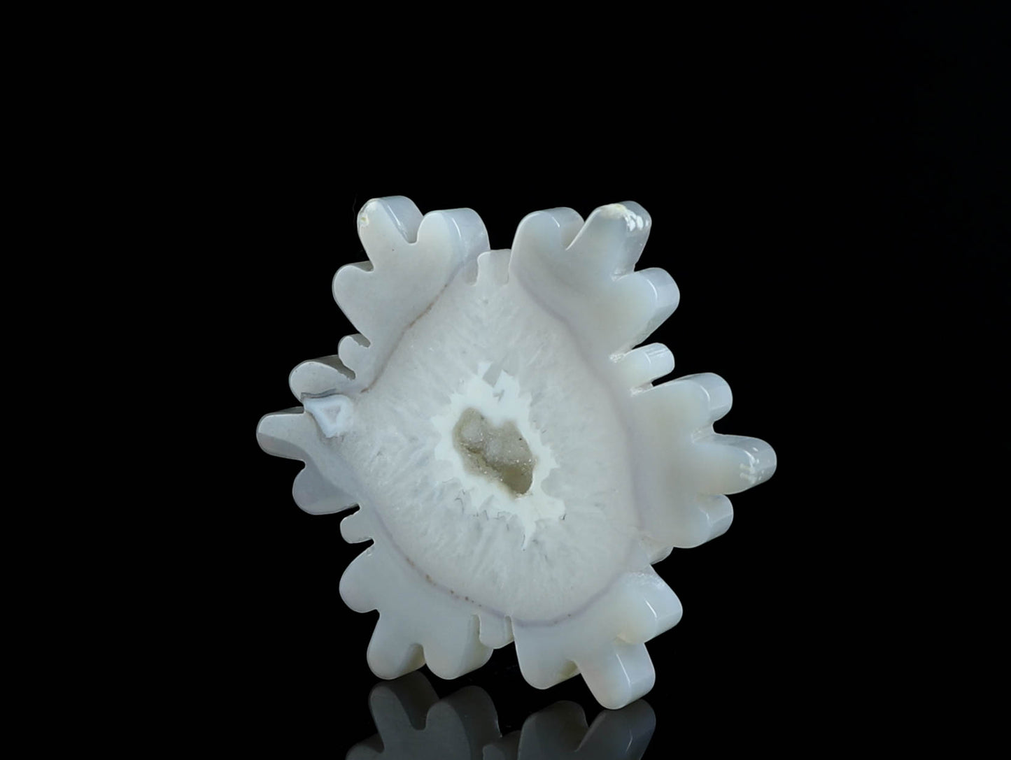 Agate Crystal Snowflake