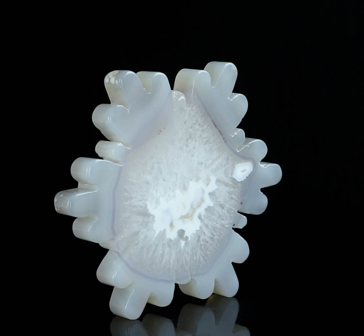 Agate Crystal Snowflake