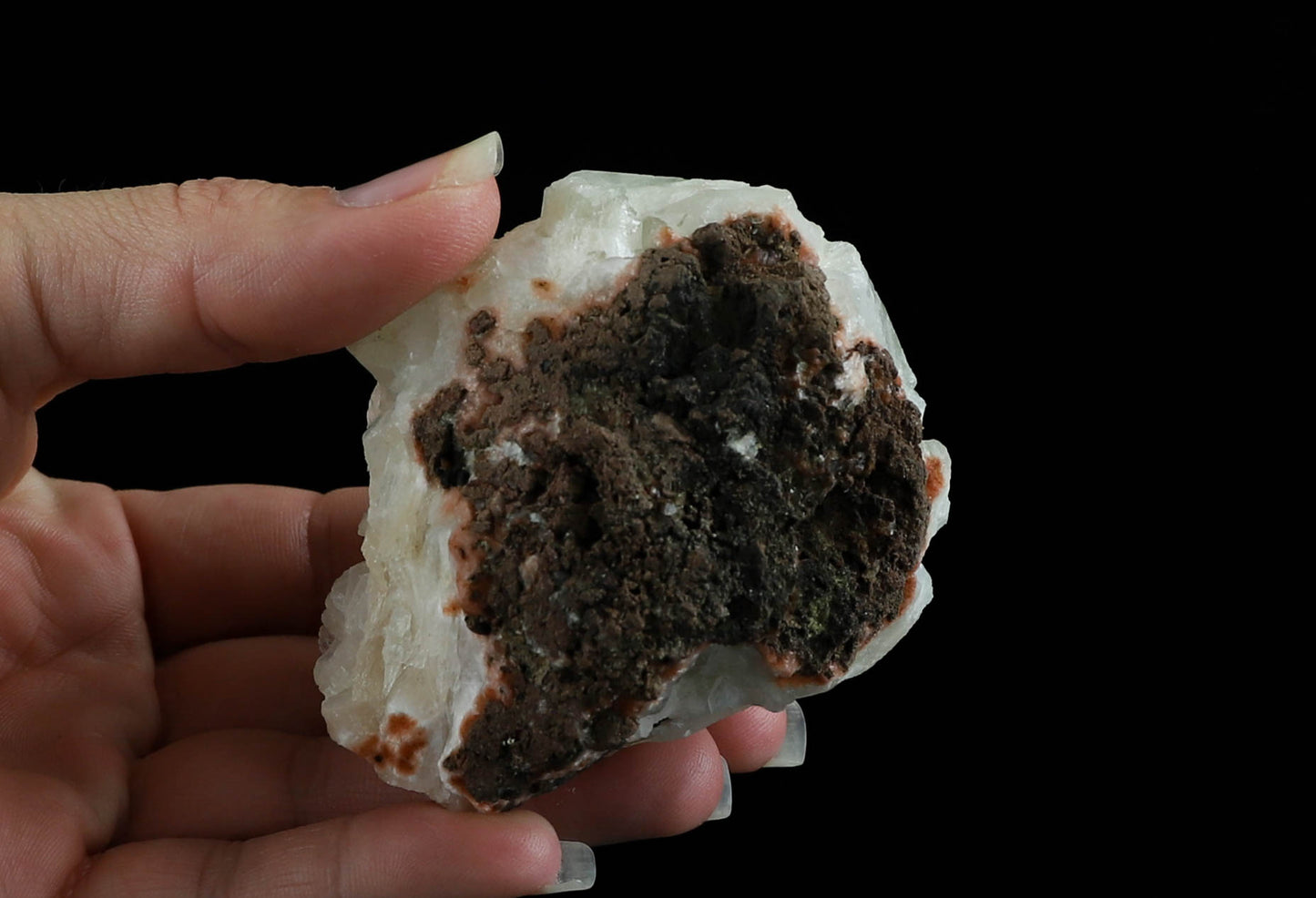 Stilbite and Apophyllite Specimen - Healing, Intuition, Calming