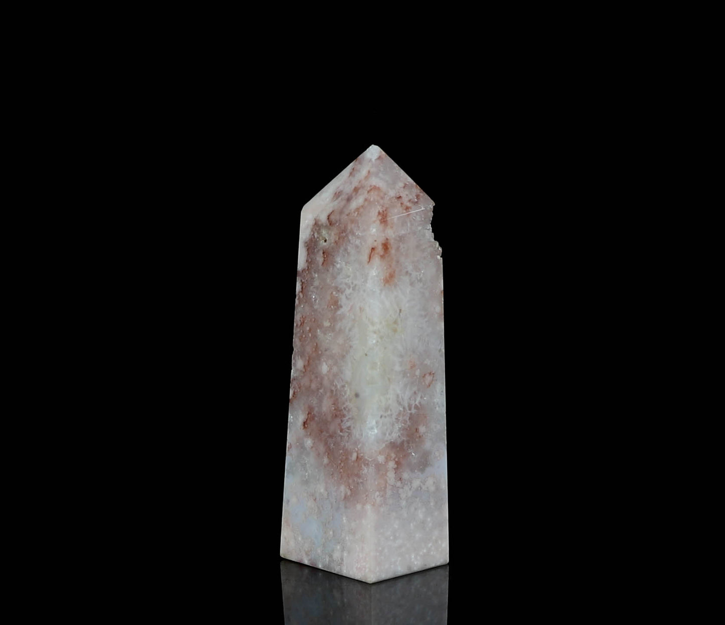 Pink Flower Agate Tower - Healing Crystal or Unique Gift