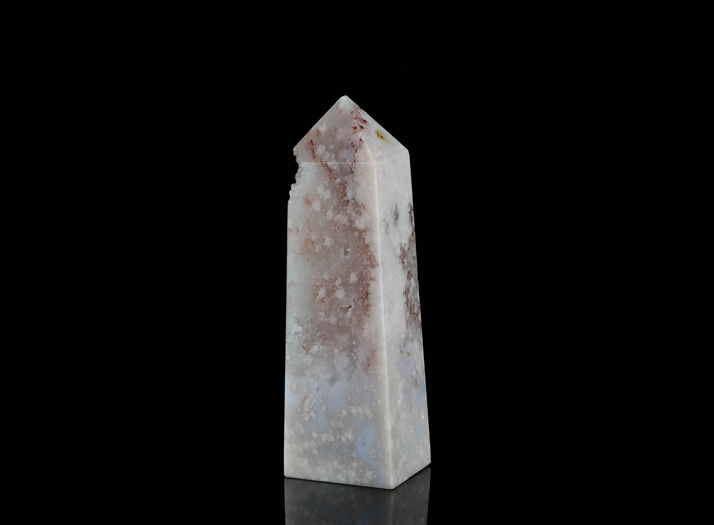 Pink Flower Agate Tower - Healing Crystal or Unique Gift
