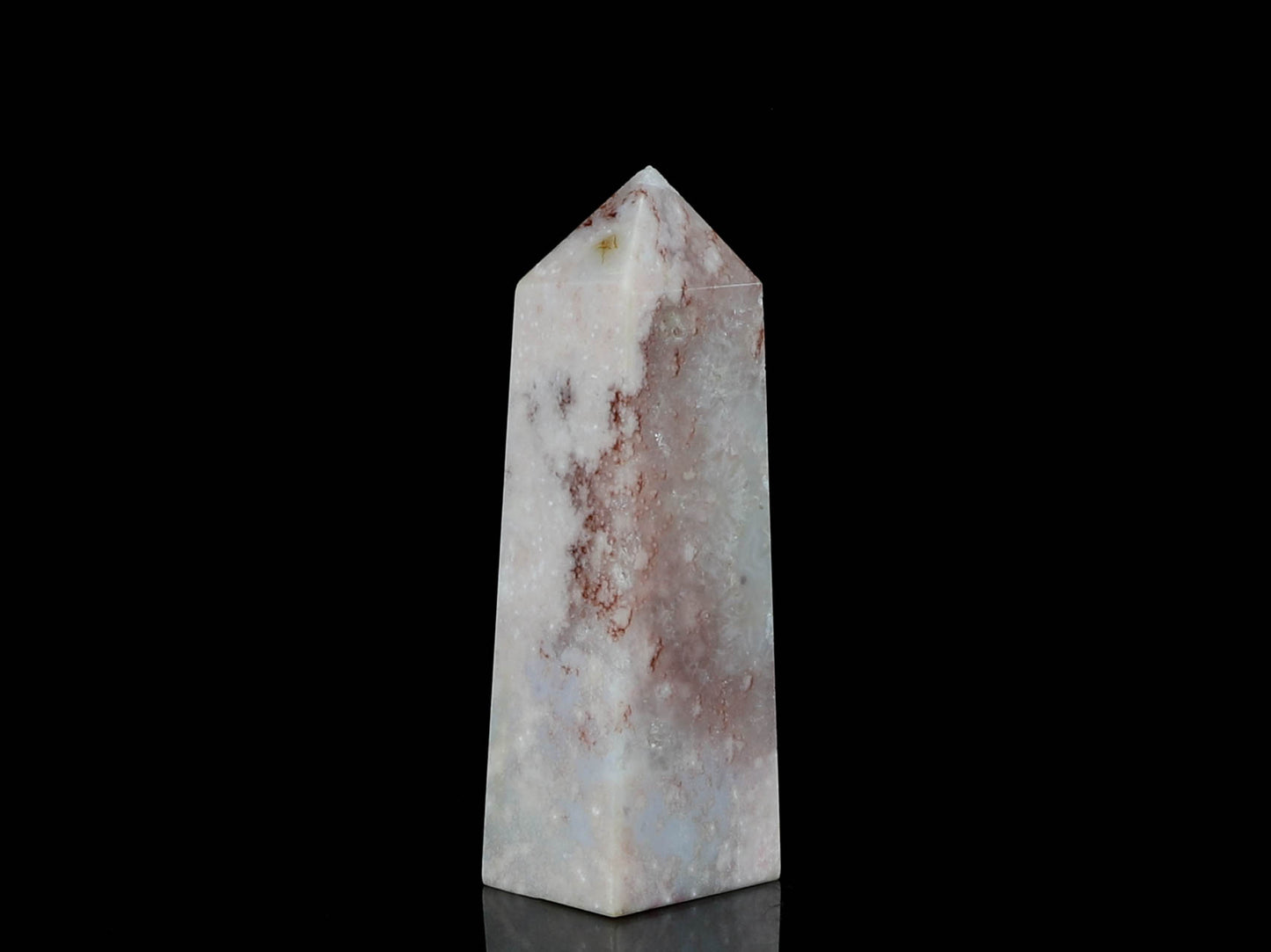 Pink Flower Agate Tower - Healing Crystal or Unique Gift