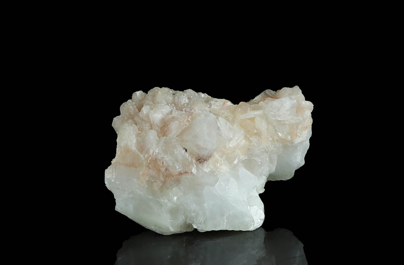 Peach Stilbite Cluster with Apophyllite - Beautiful Home Décor, Energy Cleansing