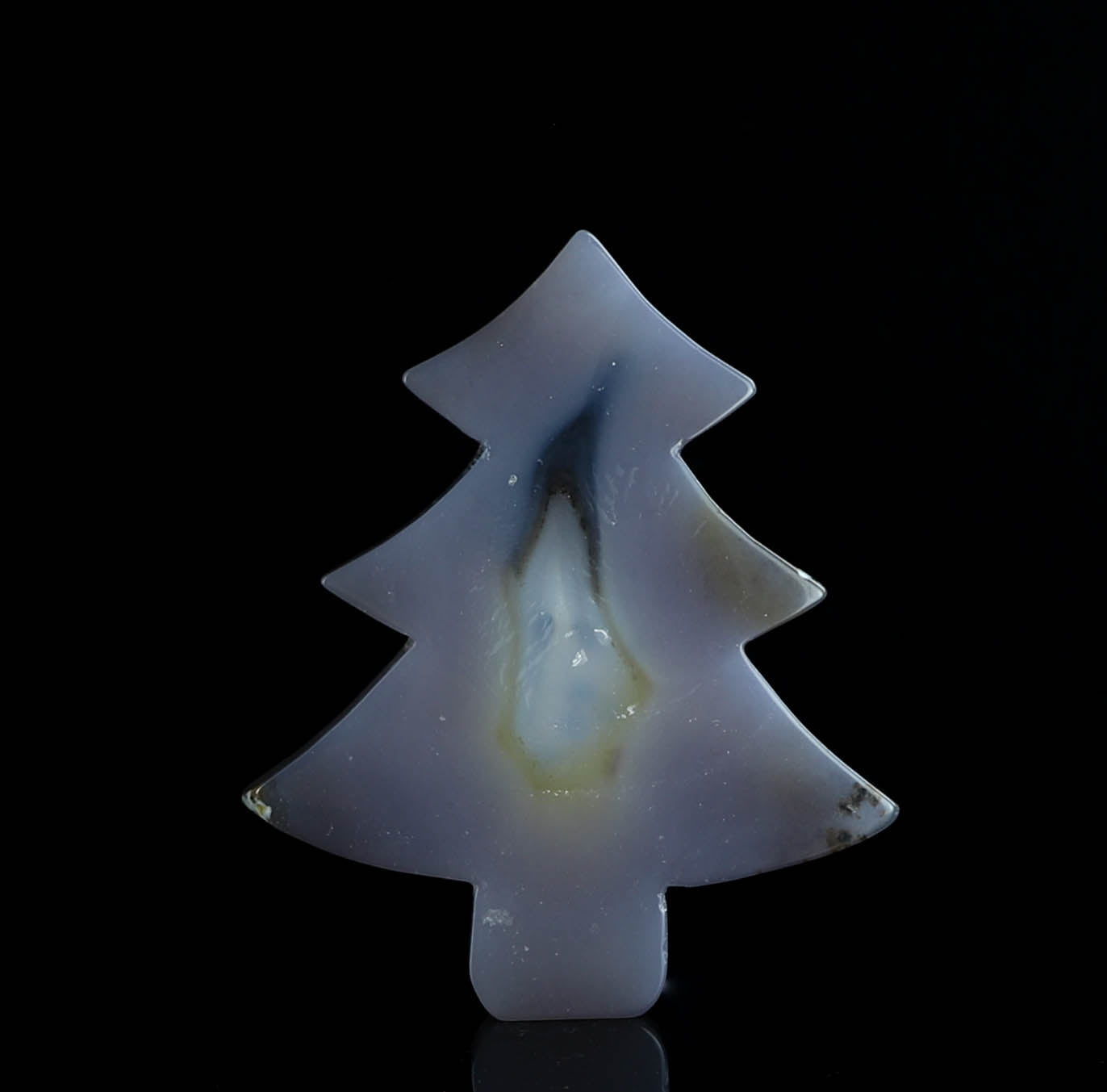 Agate Crystal Christmas Tree Carving