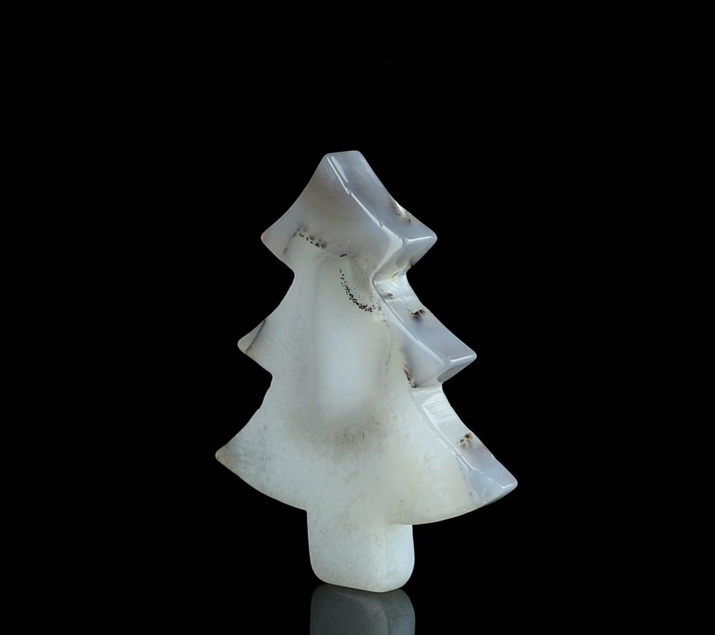 Agate Crystal Christmas Tree Carving