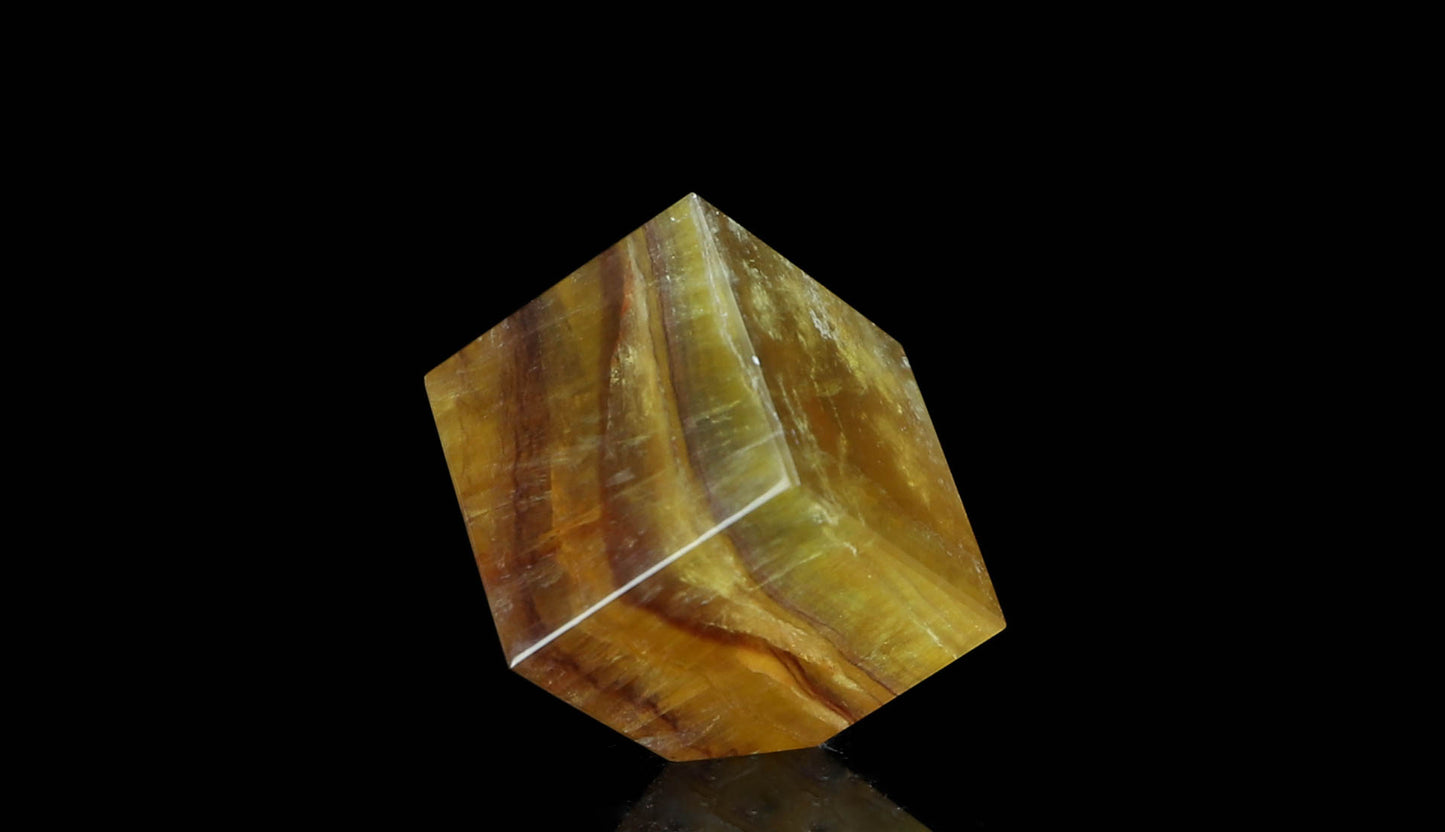 Fluorite Crystal Cube