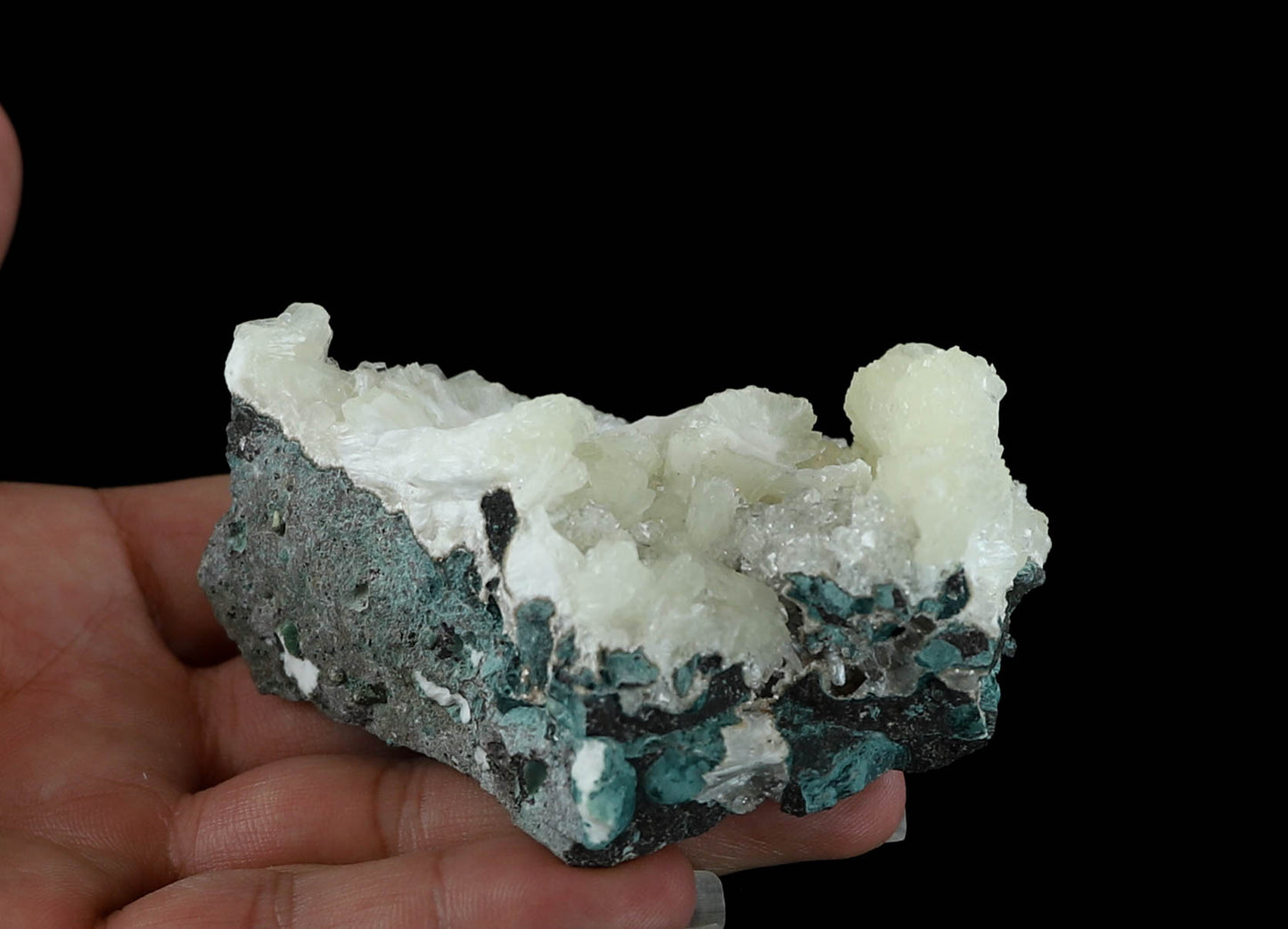 Yellow Stilbite Specimen - Home Décor and Healing Crystal