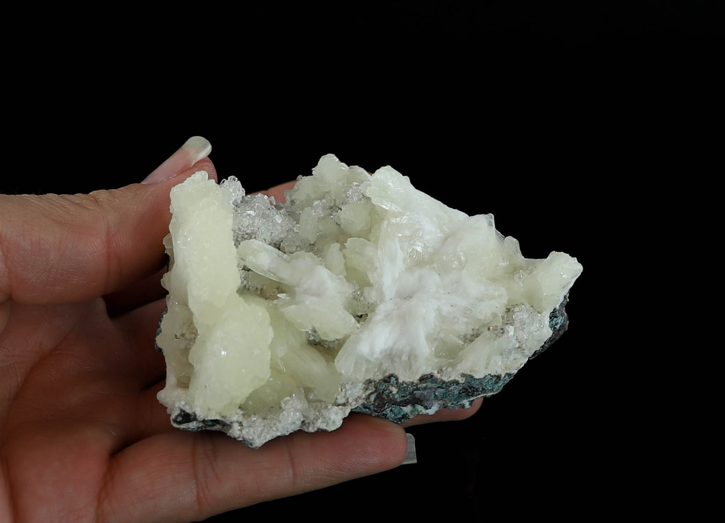 Yellow Stilbite Specimen - Home Décor and Healing Crystal