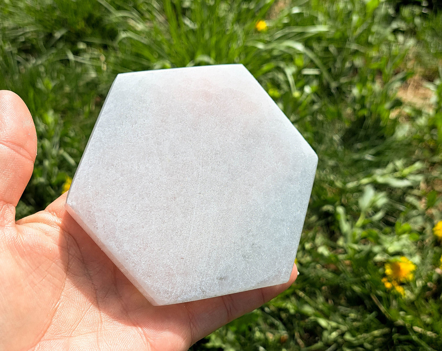 Placa de carga de selenita: equilibrio, claridad y paz interior