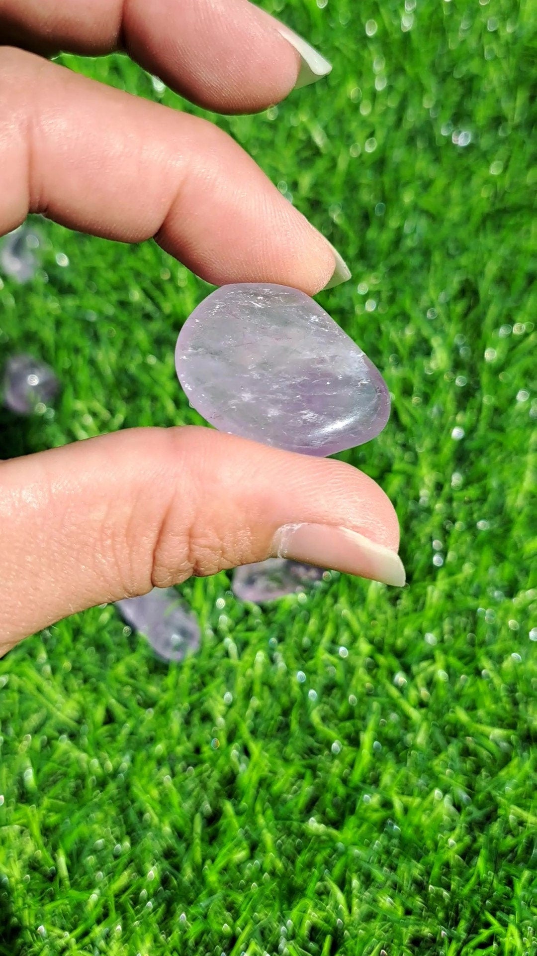 Amethyst Crystal Tumble - Polished Gemstone for Meditation and Energy Healing