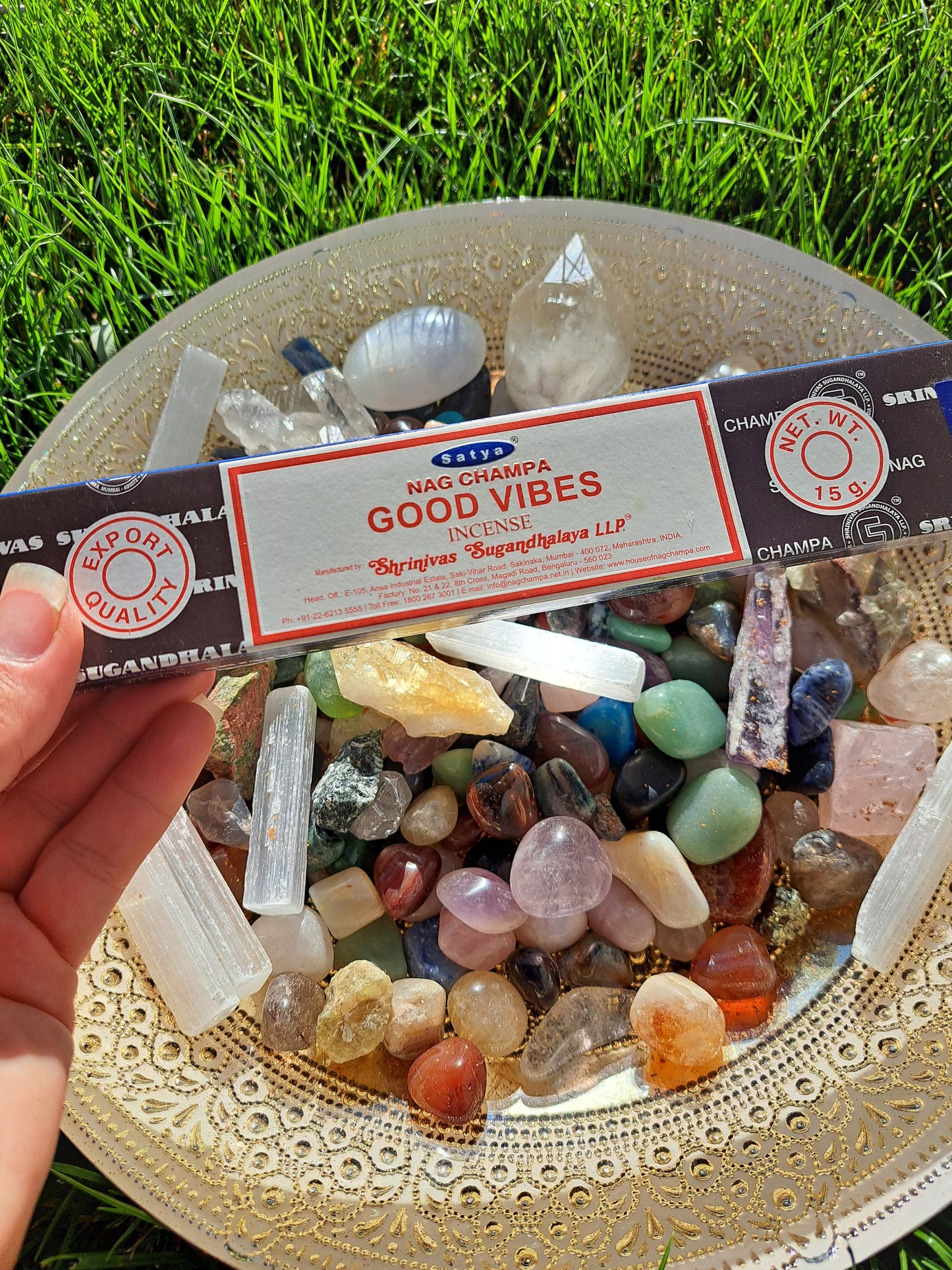 Lleve la positividad a casa con varitas de incienso Good Vibes