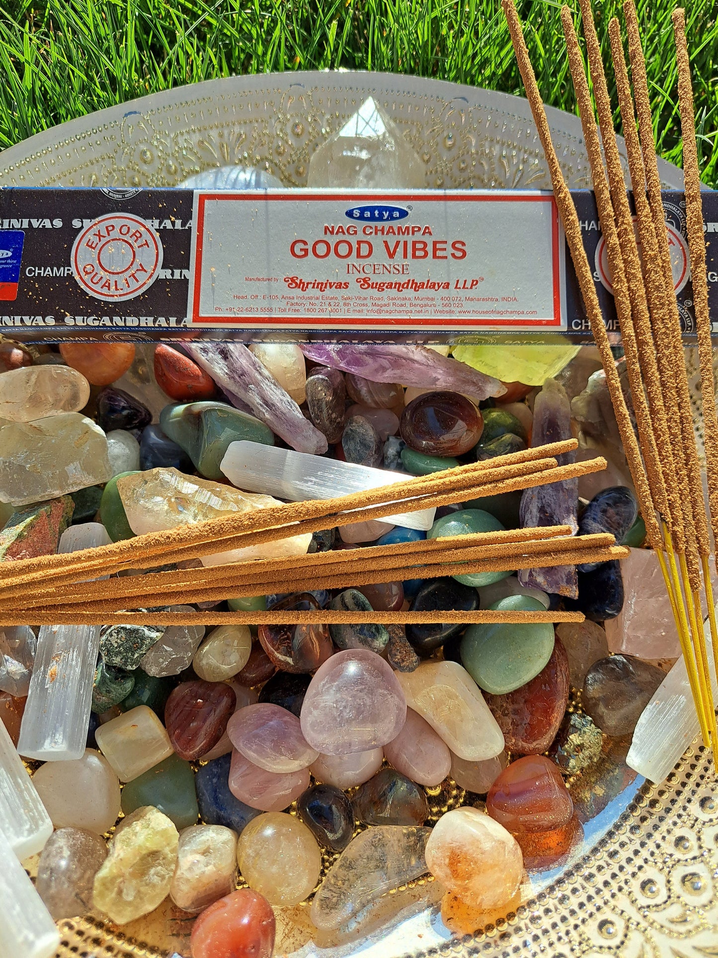 Lleve la positividad a casa con varitas de incienso Good Vibes