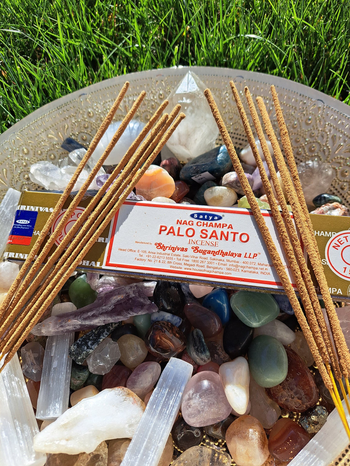 Varillas de Incienso Sagrado Palo Santo - Aromaterapia Natural para Meditación y Limpieza