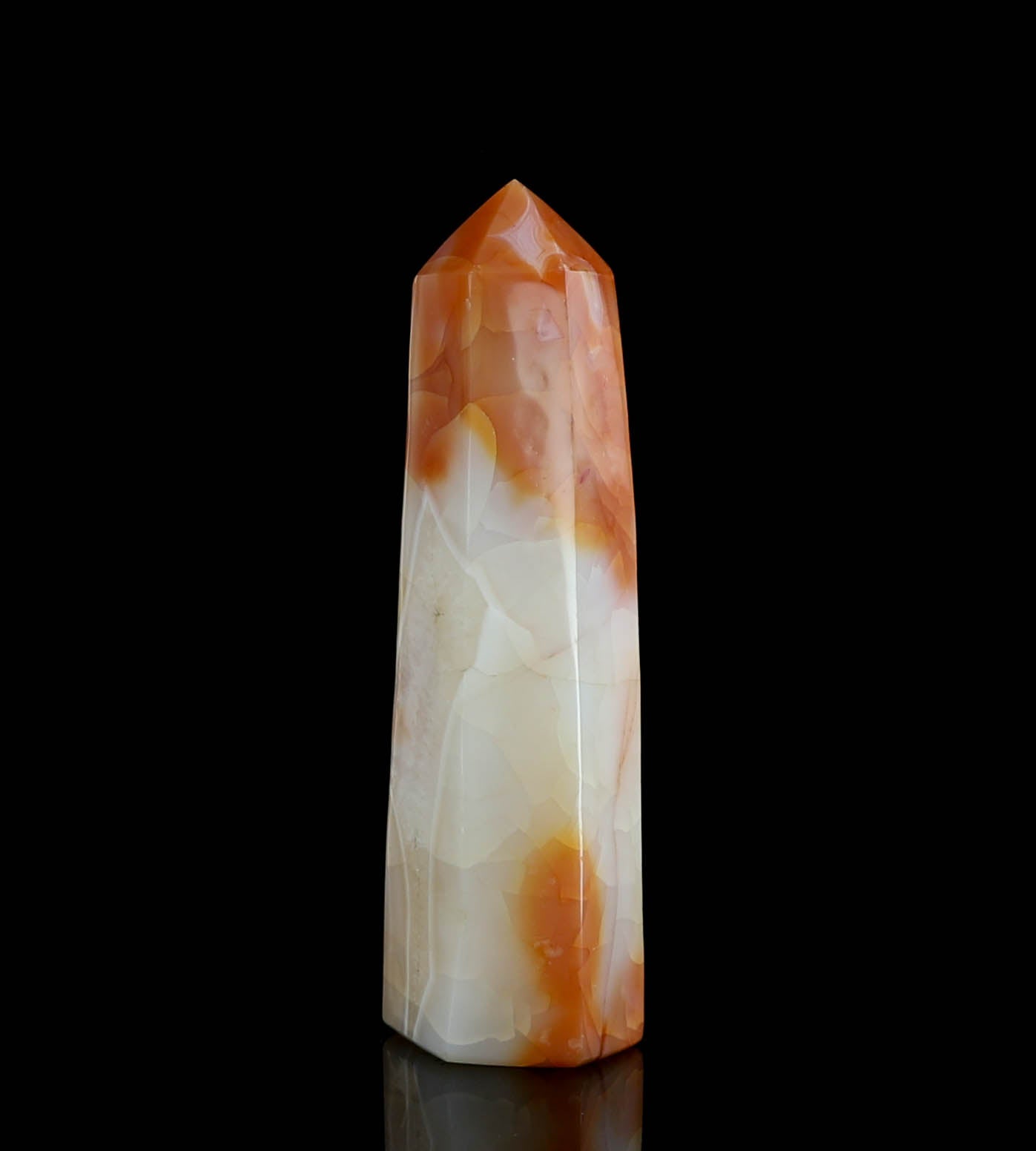 Carnelian Crystal Tower: Decorate your Space with the Vibrant Energy of Carnelian