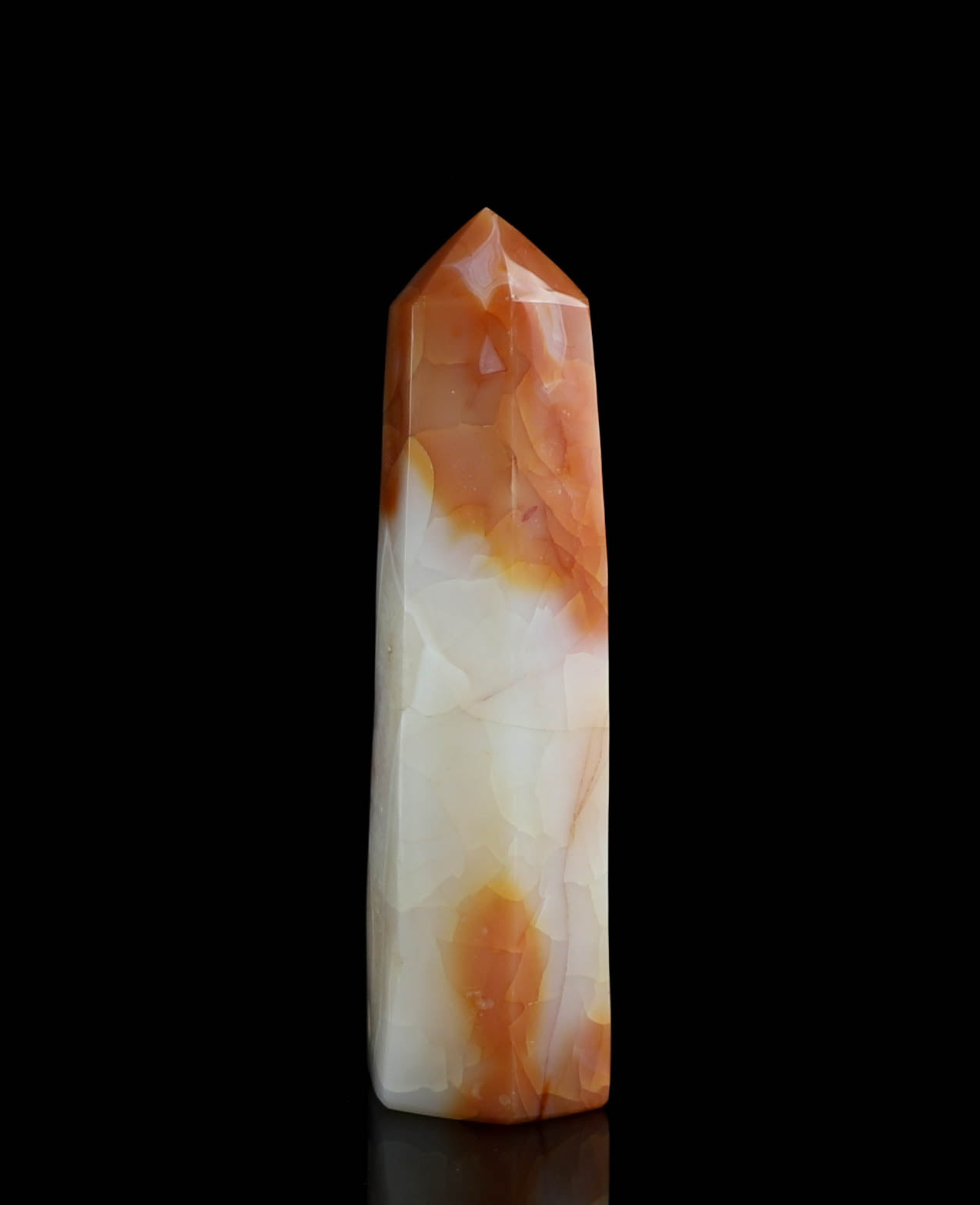 Carnelian Crystal Tower: Decorate your Space with the Vibrant Energy of Carnelian