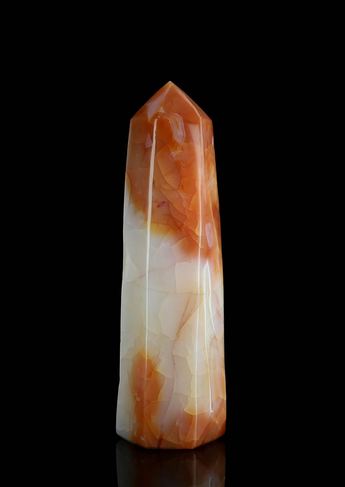Carnelian Crystal Tower: Decorate your Space with the Vibrant Energy of Carnelian