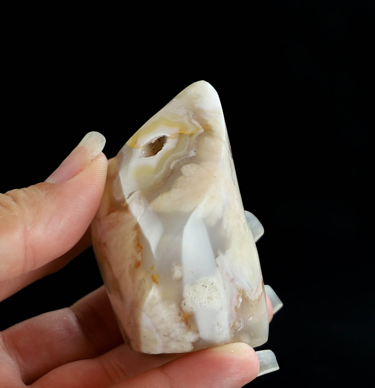 Flower Agate Flame,