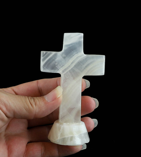 Onyx Crystal Cross