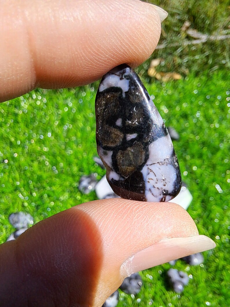 Indigo Gabbro Crystal Tumbles - Healing Stones for Balance and Protection