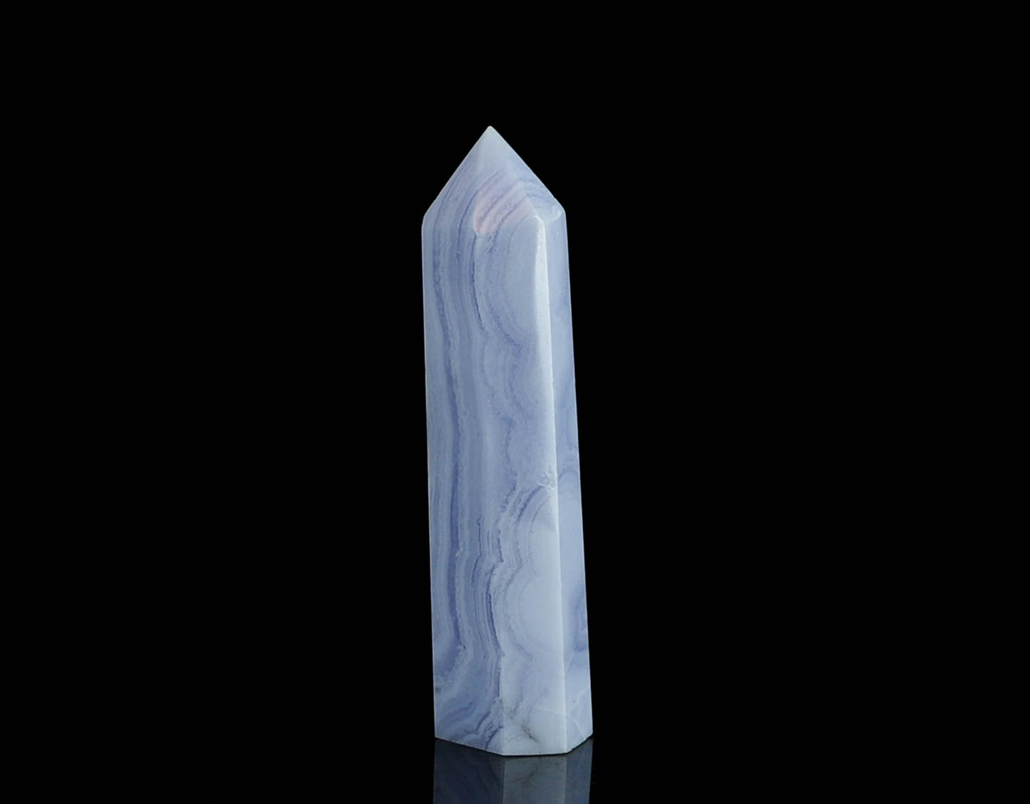 Blue Lace Agate Tower