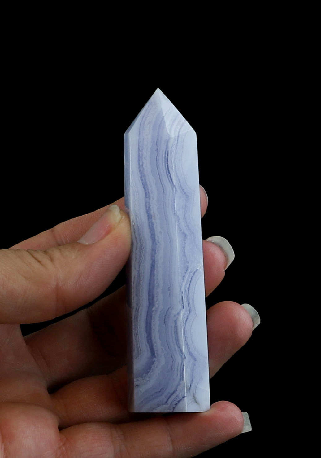 Blue Lace Agate Tower