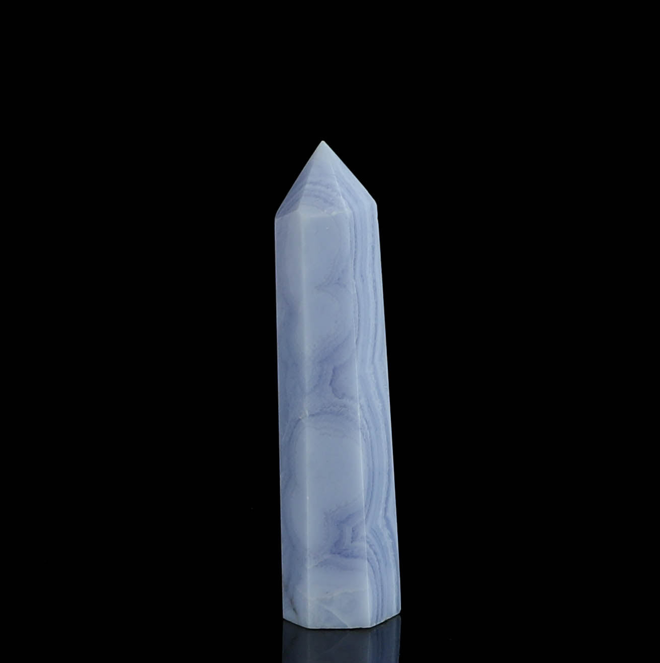 Blue Lace Agate Tower