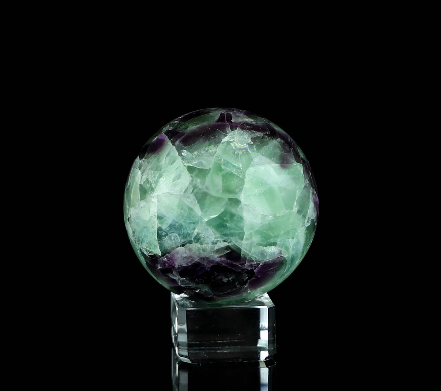 Rainbow Fluorite Sphere - Bring Harmony, Balance, and Positive energy into your life
