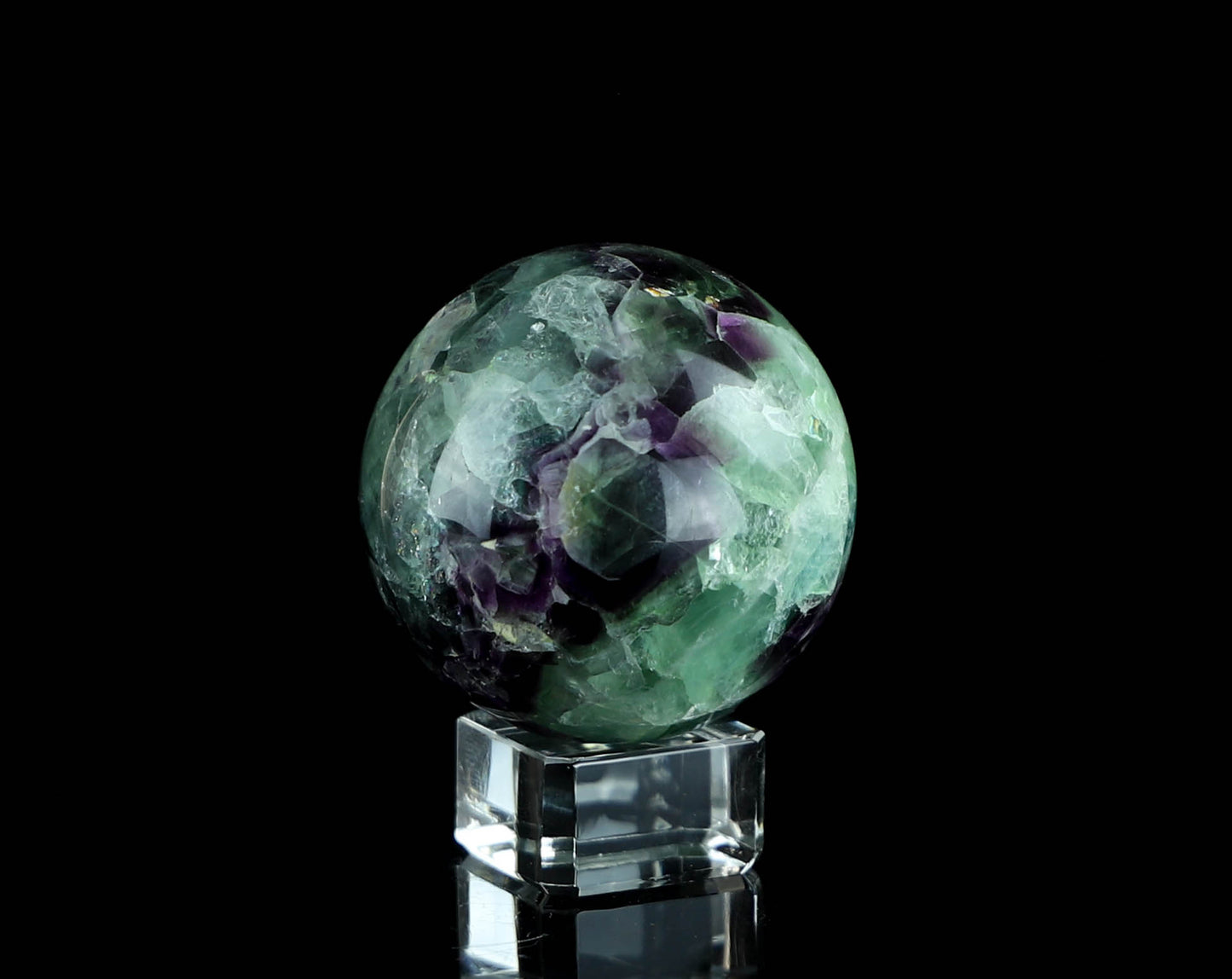 Rainbow Fluorite Sphere - Bring Harmony, Balance, and Positive energy into your life