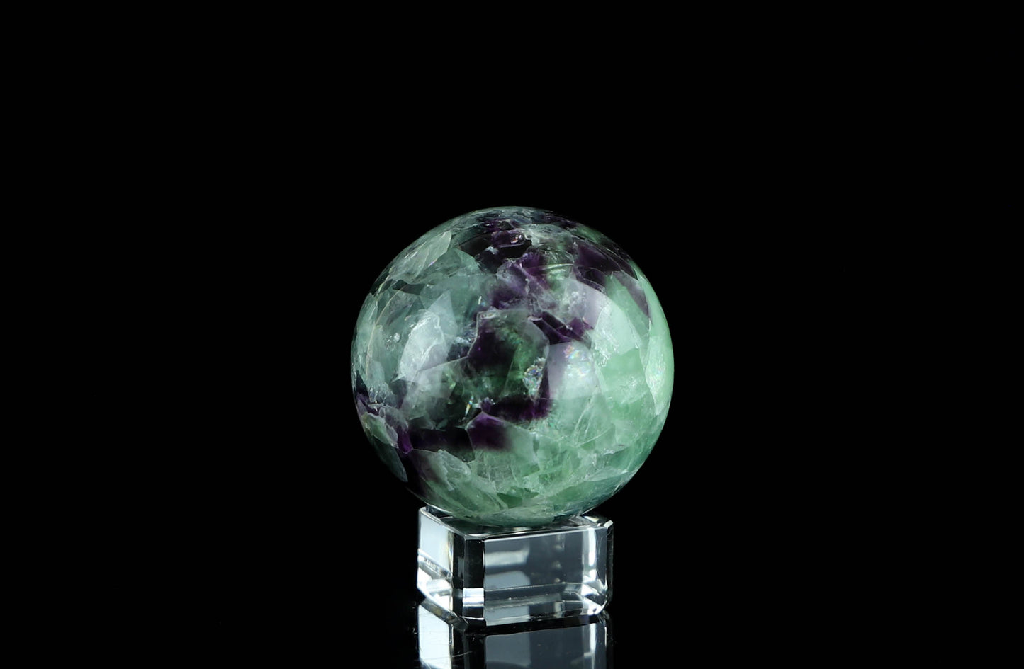 Rainbow Fluorite Sphere - Bring Harmony, Balance, and Positive energy into your life