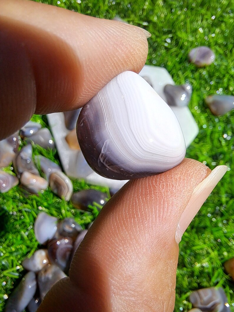 Natural Botswana Agate Crystal Tumble - Healing Gemstone for Balance and Harmony