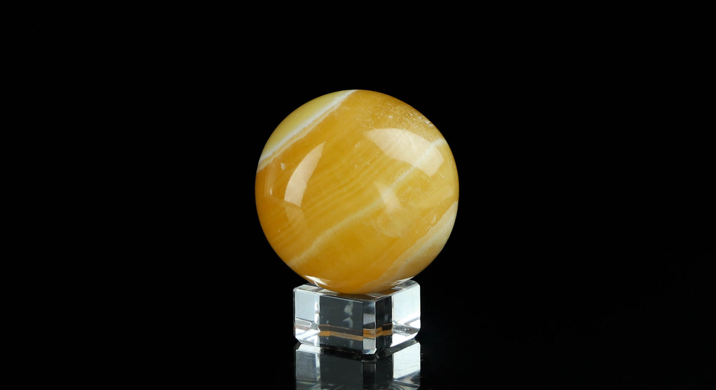 Orange Calcite Sphere