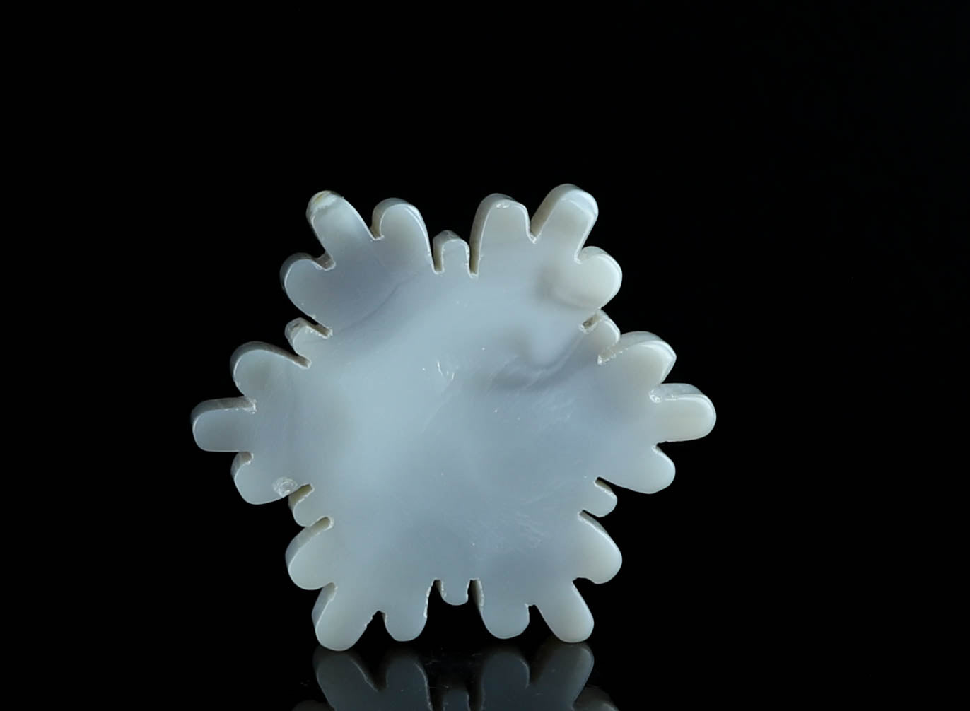 Agate Crystal Snowflake