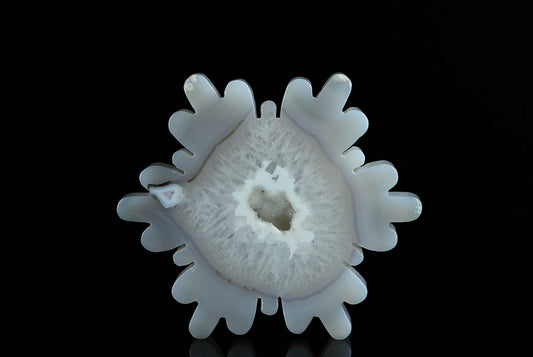 Agate Crystal Snowflake