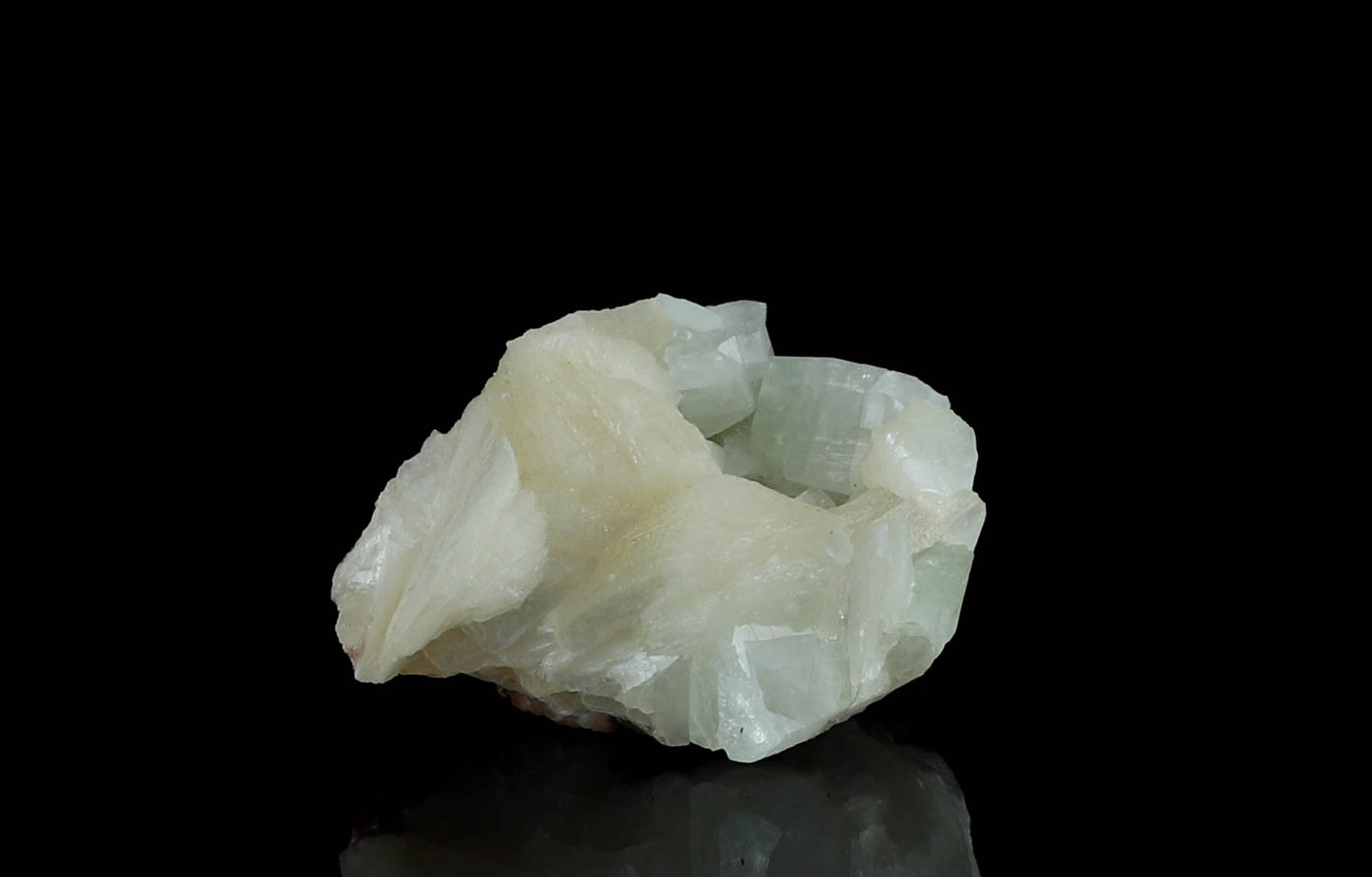 Stilbite and Apophyllite Specimen - Healing, Intuition, Calming