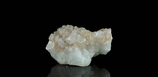 Peach Stilbite Cluster with Apophyllite - Beautiful Home Décor, Energy Cleansing