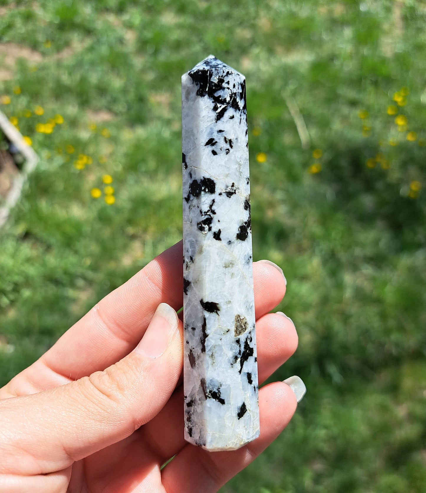 Moonstone Tower - Healing Crystals, Energy Cleansing, Positive Vibes