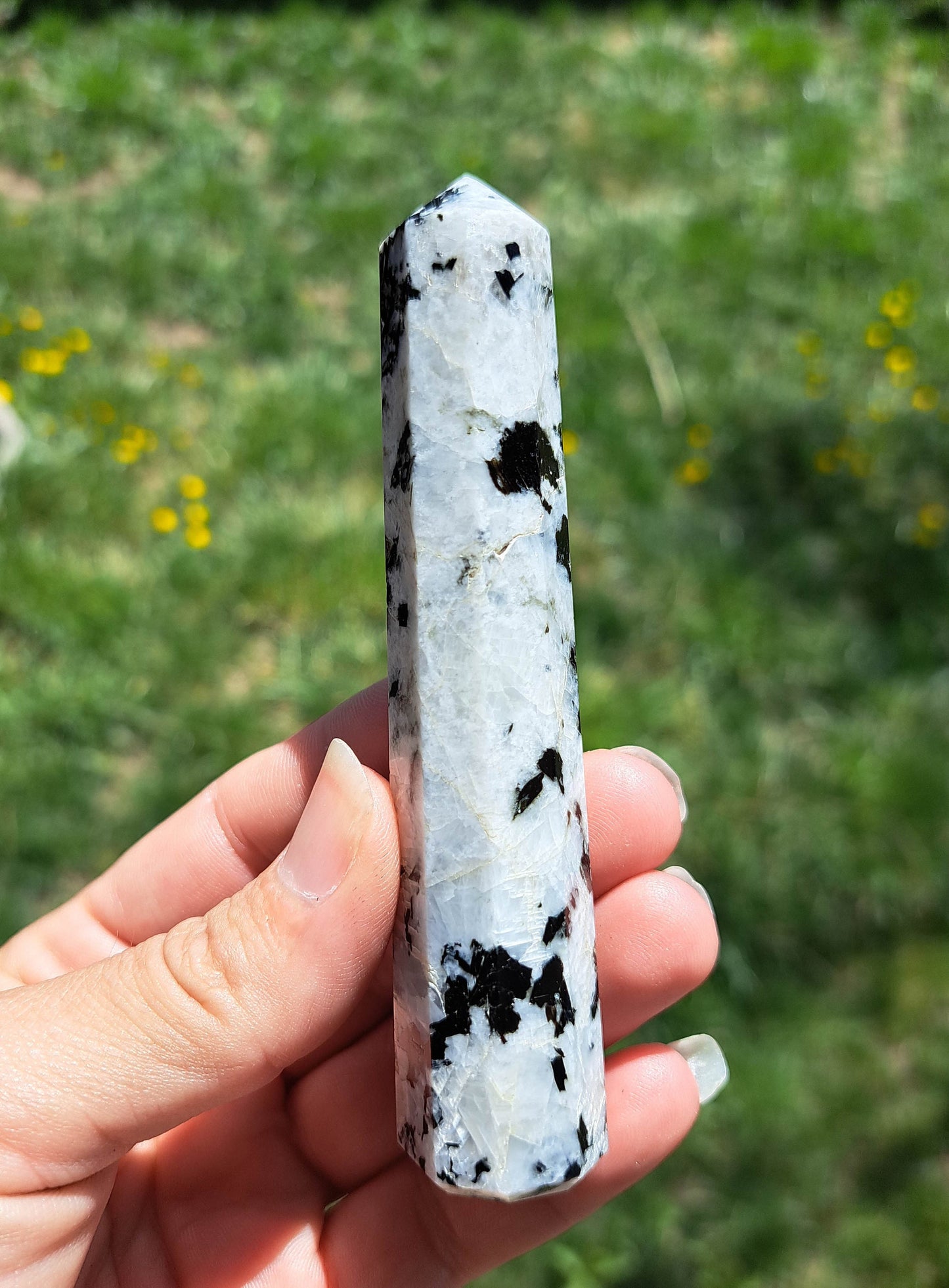 Moonstone Tower - Healing Crystals, Energy Cleansing, Positive Vibes