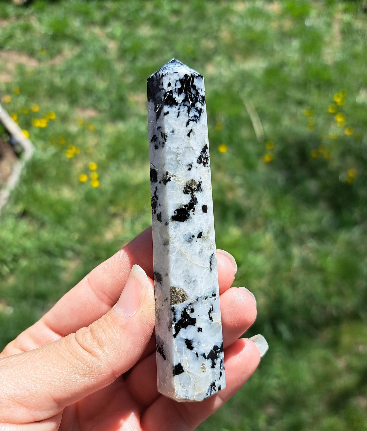 Moonstone Tower - Healing Crystals, Energy Cleansing, Positive Vibes