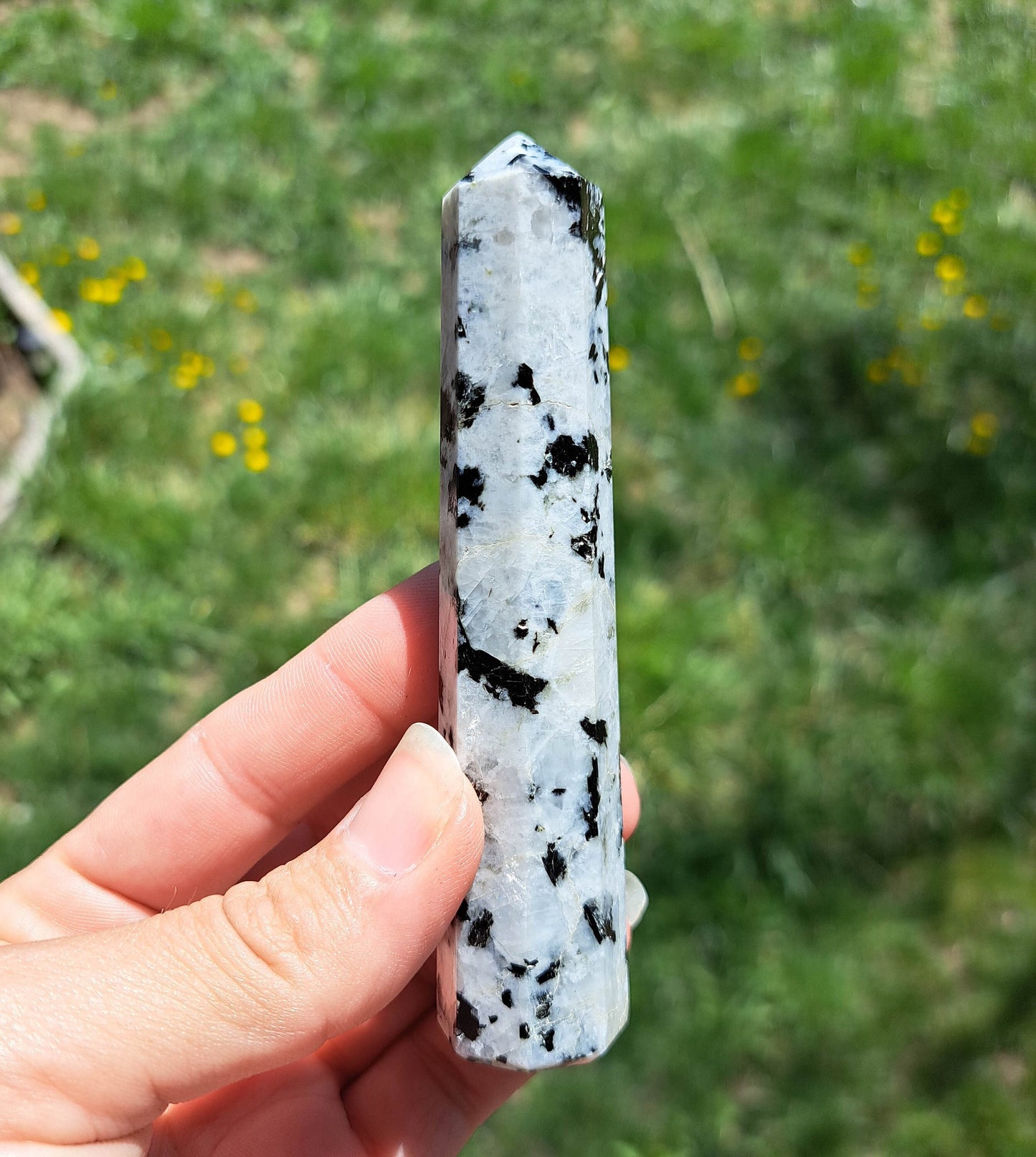 Moonstone Tower - Healing Crystals, Energy Cleansing, Positive Vibes