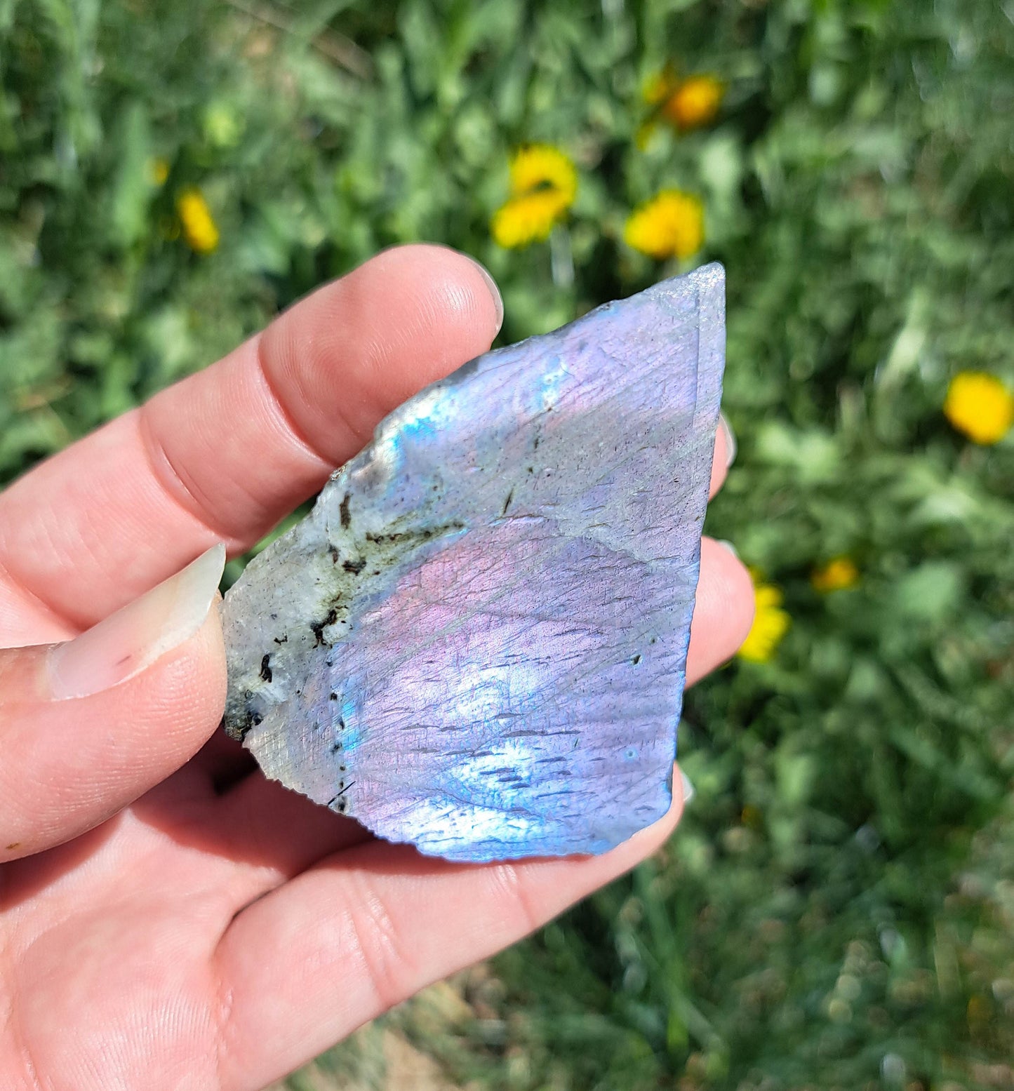 Stunning Labradorite Freeform: Magical Gemstone for Healing and Spirituality
